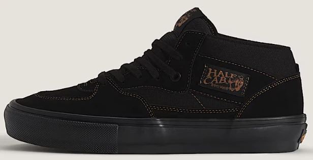 Vans - Skate Half Cab Shoes | Black Black Brown - Image 2