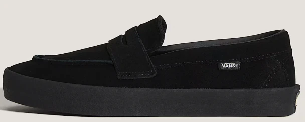Vans - Skate Loafer Shoes | Black Black (Suede) - Image 2