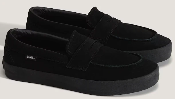 Vans - Skate Loafer Shoes | Black Black (Suede) - Image 3