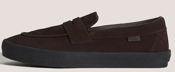 Vans - Skate Loafer Shoes | Brown Black (Suede) - Image 2