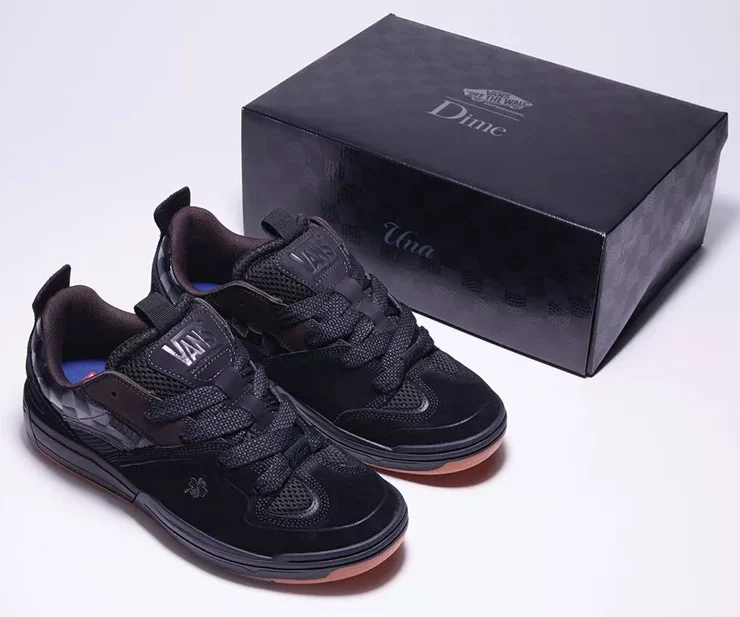 Vans - Skate Mixxa Shoes | Black Grey (Dime x Una) - Image 5