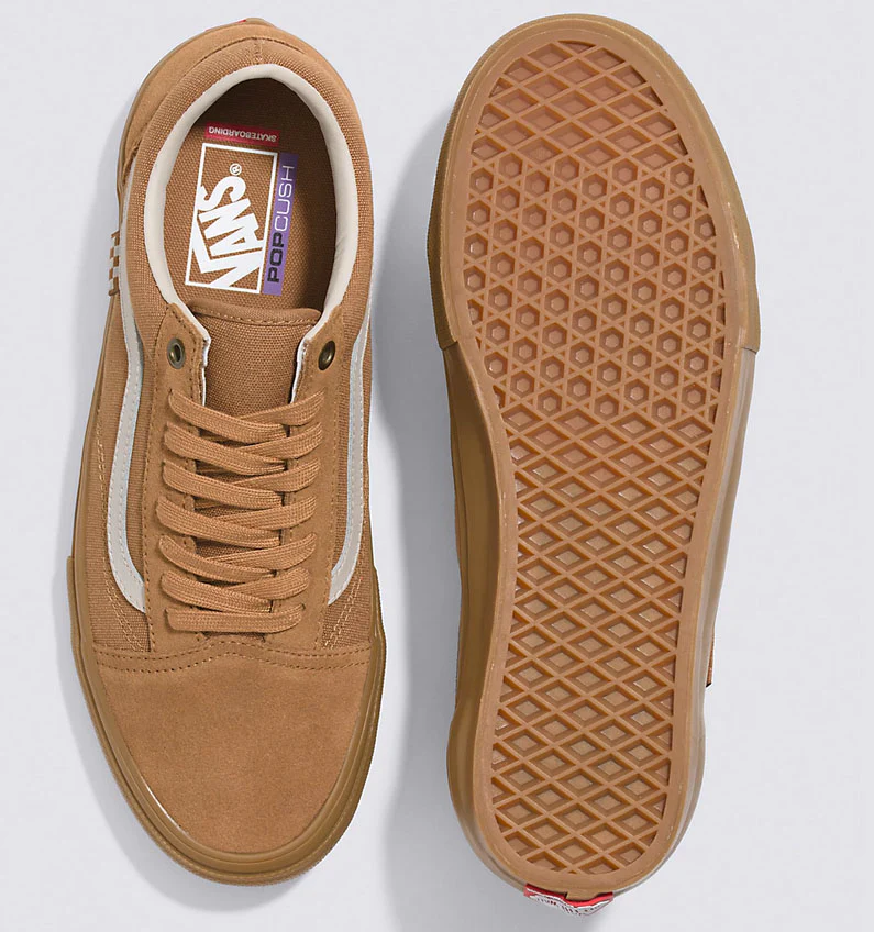 Vans - Skate Old Skool Shoes | Light Brown Gum - Image 5