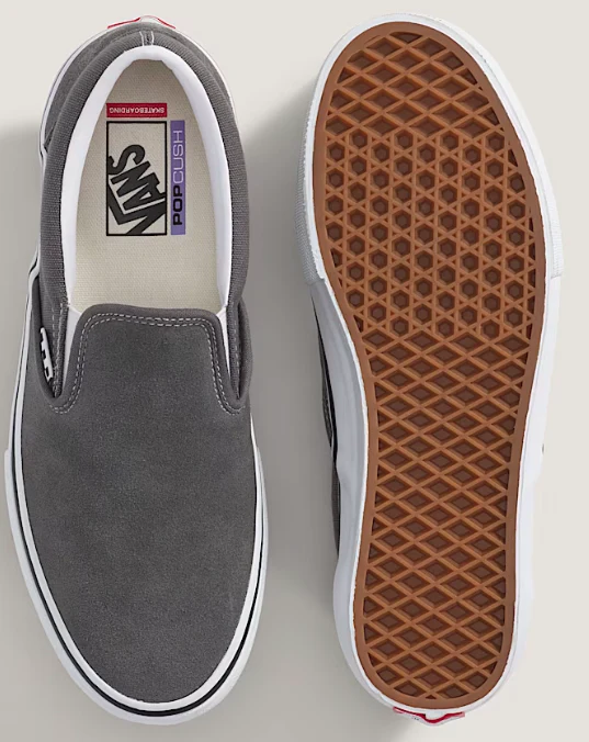 Vans - Skate Slip-On Shoes | Pewter White - Image 2