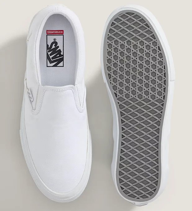 Vans - Skate Slip-On Shoes | True White - Image 4