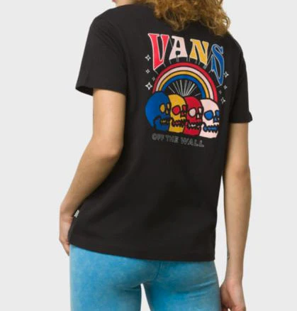 Vans - Skelebow Crew Tee | Black - Image 2