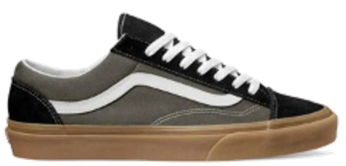 Vans - Style 36 Shoes | Black Gum (2-Tone)