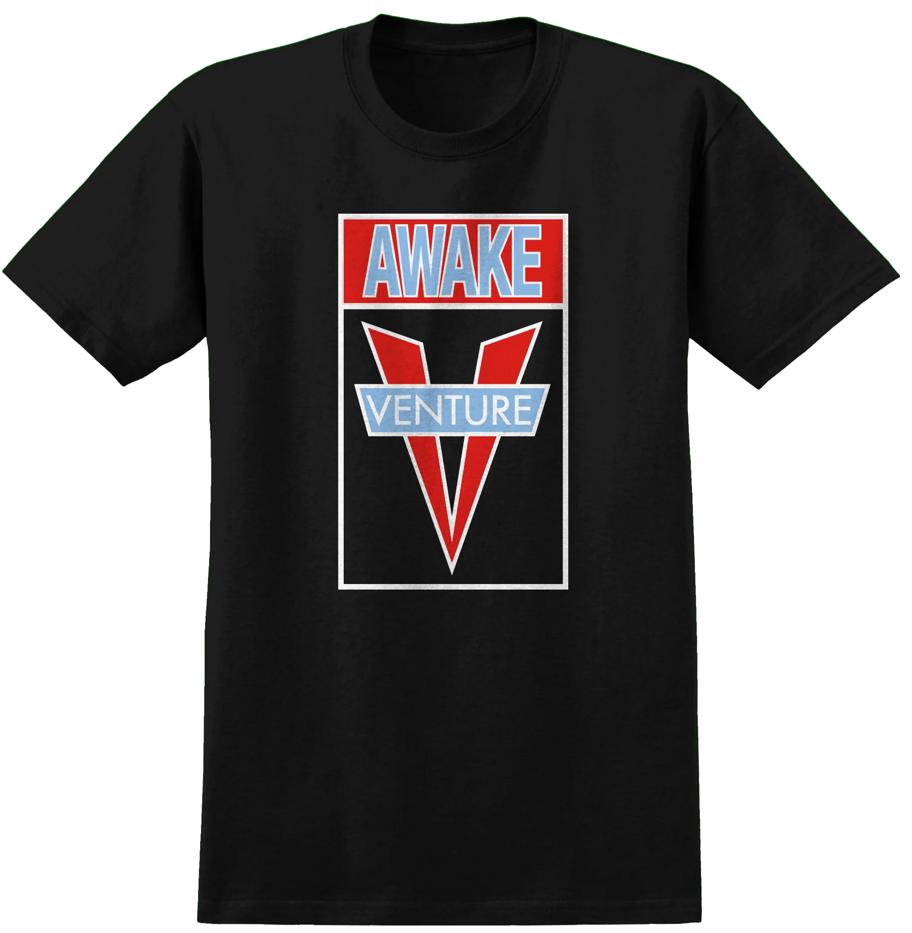 Venture - Awake Tee | Black Red Blue
