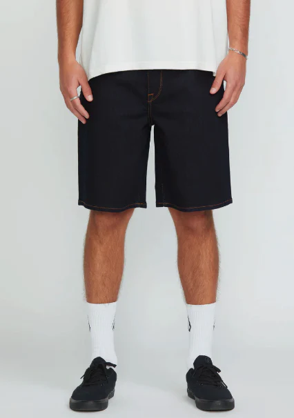 Volcom - Billow Loose Fit Denim Shorts | Rinse - Image 3