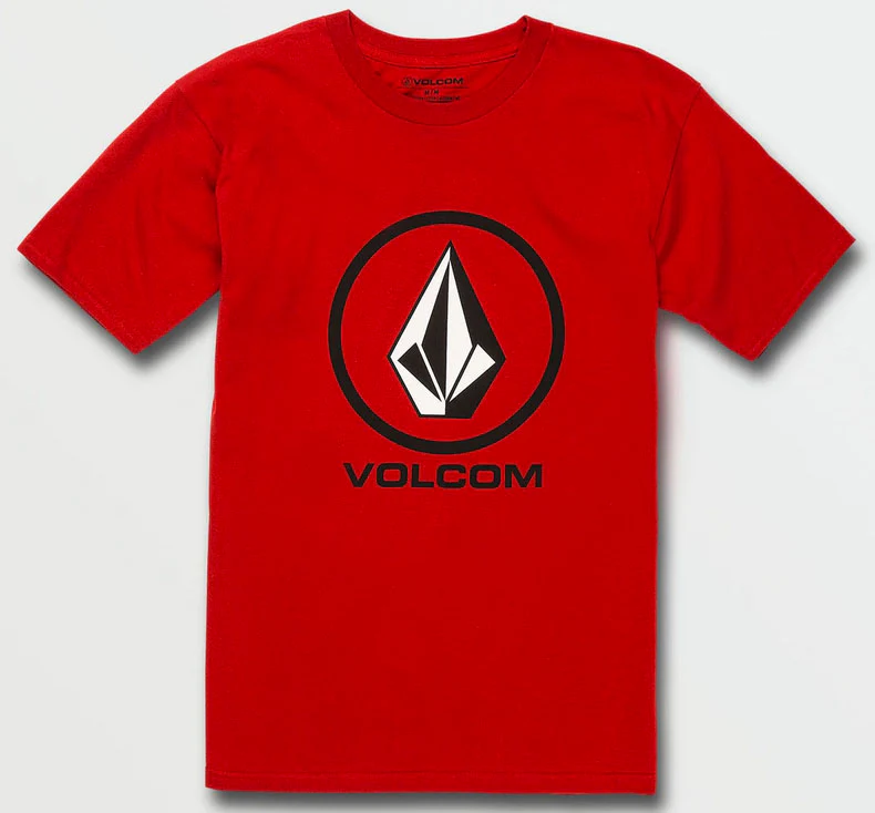 Volcom - Crisp Stone Tee | Ribbon Red