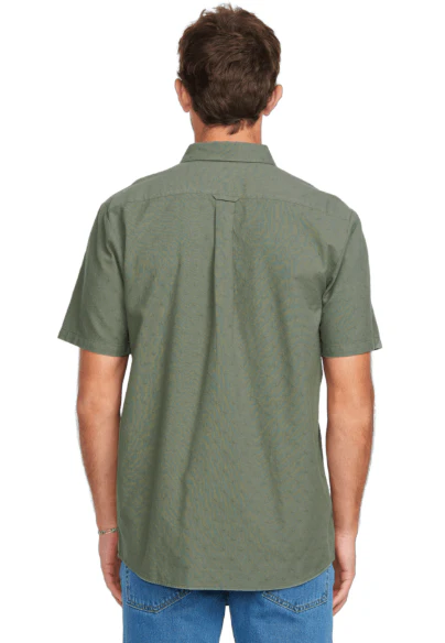 Volcom - Date Knight S/S Shirt | Light Olive - Image 2