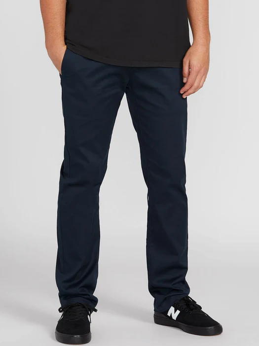 Volcom - Frickin Modern Stretch Chino Pants | Dark Navy - Image 3