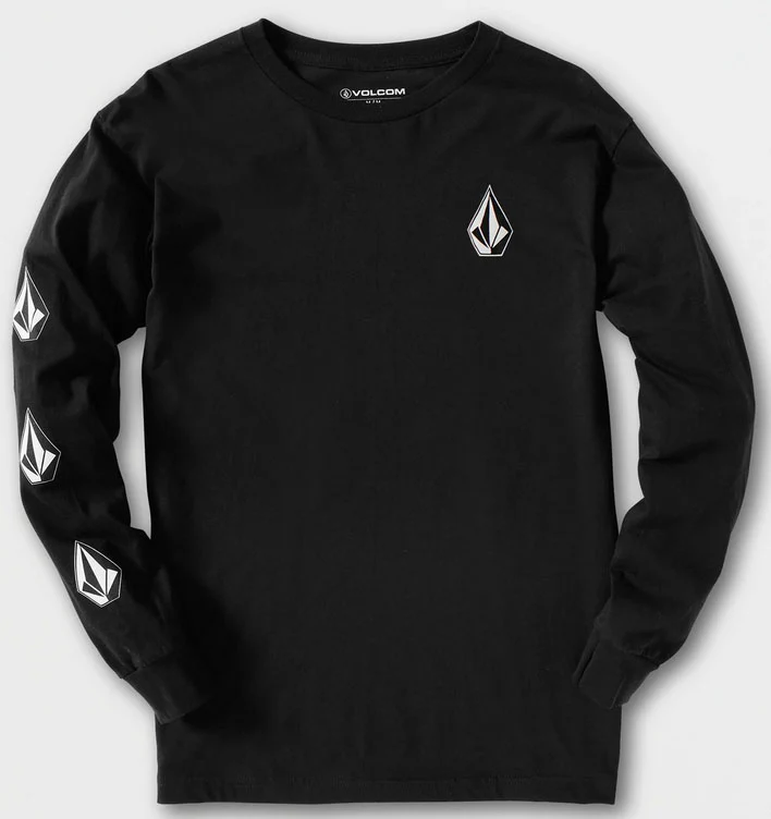 Volcom - Iconic Stone L/S Tee | Black