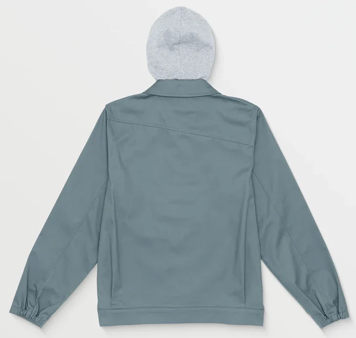 Volcom - Korman Hooded Jacket | Dark Slate - Image 2