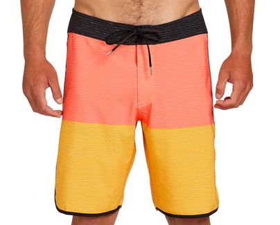 Volcom - Lido Heather Scallop Mod Boardshorts | Mineral Yellow