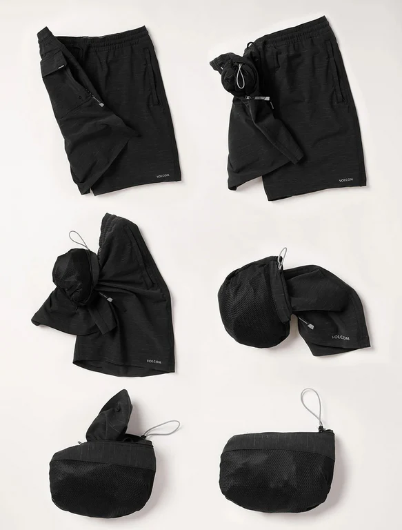Volcom - Packasack Lite Boardshorts | Black - Image 4