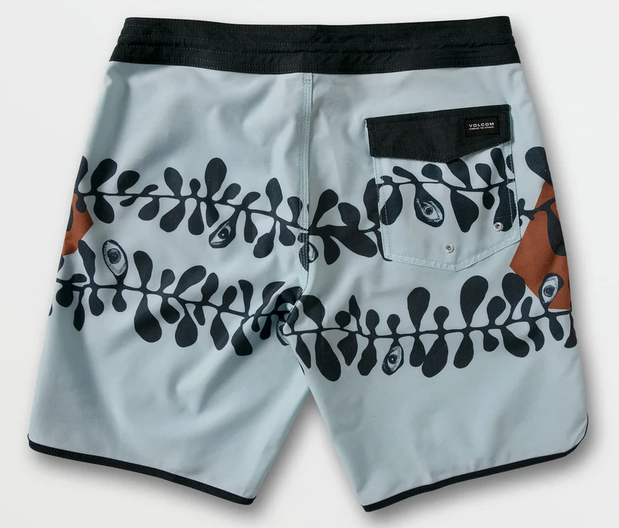 Volcom - Sea Batik Scallop Mod Boardshorts | Aether Blue - Image 2