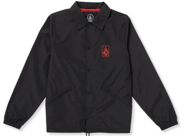 Volcom - Skate Vitals Coaches Jacket | Black Red