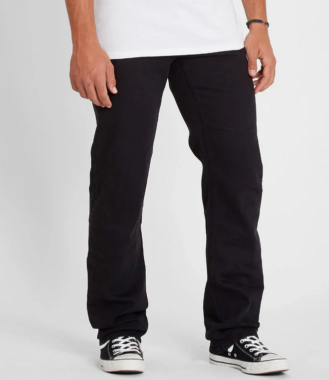 Volcom - Solver Modern Fit Jeans | Blackout - Image 2
