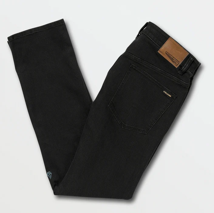 Volcom - Solver Modern Fit Jeans | Blackout - Image 3
