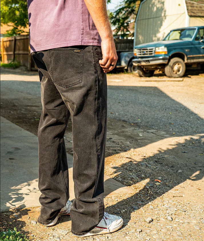 Volcom - Solver Modern Fit Jeans | Blackout - Image 5
