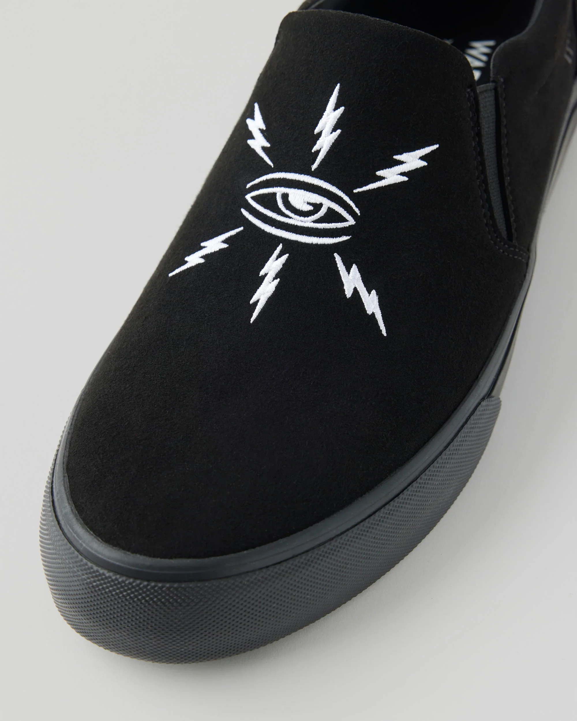 War Saw - Stranger Slip-On Shoes | Templeton Black (Synthetic) - Image 4