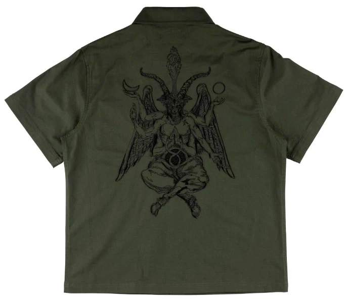 Welcome - Altar Embroidered S/S Work Shirt | Ivy Green - Image 2