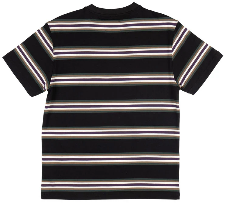 Welcome - Thelema Stripe Knit Tee | Black Forest - Image 2